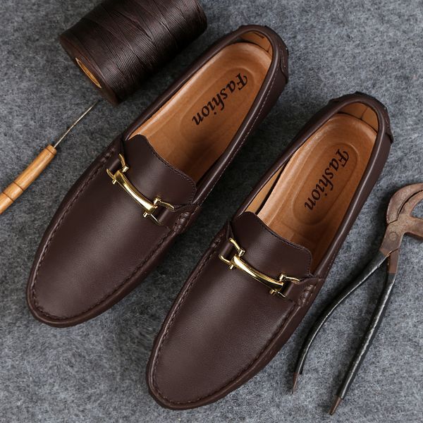 glazov italian mens shoes casual brands slip on formal luxury shoes men loafers moccasins genuine leather brown driving shoes 201009, Black
glazov italian mens shoes casual brands slip on formal luxury shoes men loafers moccasins genuine leather brown driving shoes 201009, Black
