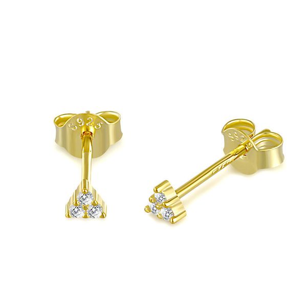 februaryfrost brand designer 100% 925 sterling silver three small zircons stud earrings for women fashion designer women simple earrings, Golden;silver
februaryfrost brand designer 100% 925 sterling silver three small zircons stud earrings for women fashion designer women simple earrings, Golden;silver