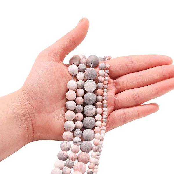 1strand lot 4 6 8 10 12mm natural stone dull polish matte pink zebra jaspers beads for diy bracelet jewelry making supplies h jllzes
1strand lot 4 6 8 10 12mm natural stone dull polish matte pink zebra jaspers beads for diy bracelet jewelry making supplies h jllzes