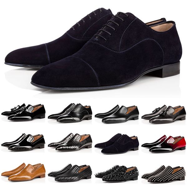 wholesale designer red bottom mens loafers shoes matte patent leather suede rivets fashion loafer business wedding party dress shoe
wholesale designer red bottom mens loafers shoes matte patent leather suede rivets fashion loafer business wedding party dress shoe