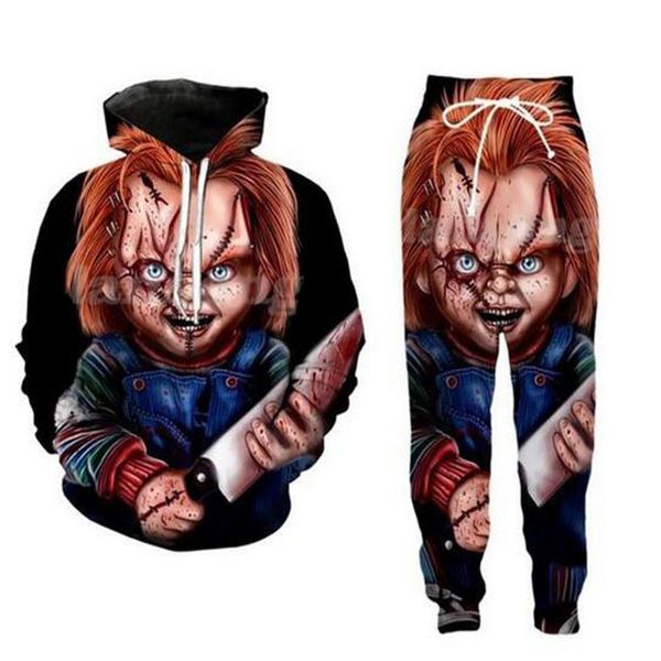 new men/womens child's play chucky funny 3d print fashion tracksuits hip hop pants + hoodies mh0227, Gray
new men/womens child's play chucky funny 3d print fashion tracksuits hip hop pants + hoodies mh0227, Gray