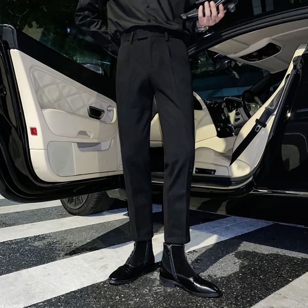daio ethan korean autumn winter solid men's wool casual pants slim and thickened british trousers
daio ethan korean autumn winter solid men's wool casual pants slim and thickened british trousers