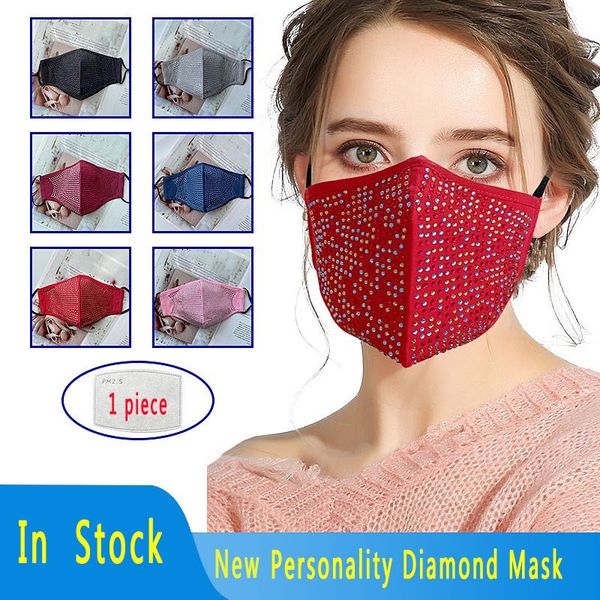 in stock designer dimond face mask dust-proof breathable colorful cotton cloth face mask with 1 piece filter ing
in stock designer dimond face mask dust-proof breathable colorful cotton cloth face mask with 1 piece filter ing