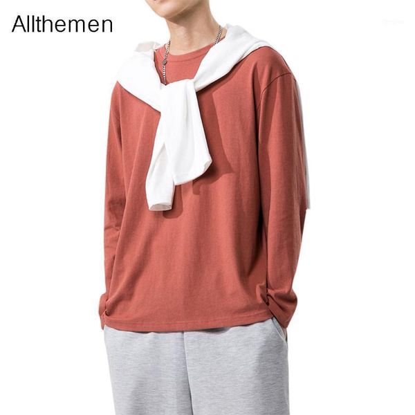 allthemen men basic t shirt men long sleeve solid t shirt casual o neck loose cotton tees man clothing1, White;black
allthemen men basic t shirt men long sleeve solid t shirt casual o neck loose cotton tees man clothing1, White;black