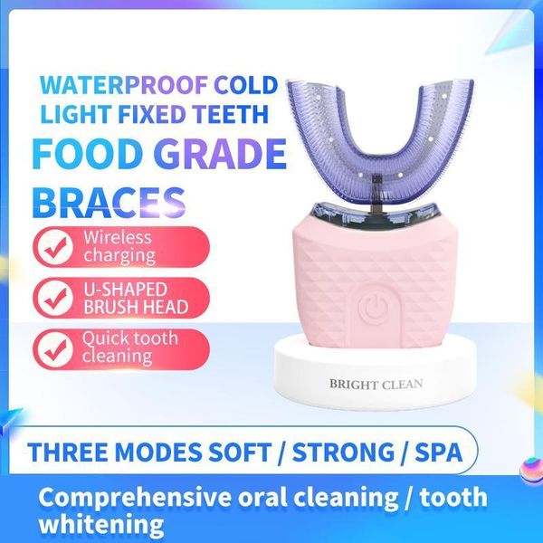 360 degrees intelligent automatic electric sonic toothbrush rechargeable usb u type oral care teeth blue light1
360 degrees intelligent automatic electric sonic toothbrush rechargeable usb u type oral care teeth blue light1