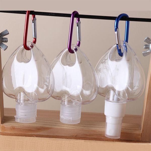 50ml heart shape hand sanitizer bottle with keyring hook clear transparent plastic refillable containers christmas gift dha1794
50ml heart shape hand sanitizer bottle with keyring hook clear transparent plastic refillable containers christmas gift dha1794