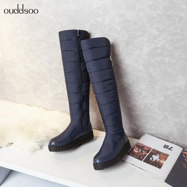 fashion over the knee women boots russia keep warm comfortable winter snow boots black down russia botas ladies plus size 35-44
fashion over the knee women boots russia keep warm comfortable winter snow boots black down russia botas ladies plus size 35-44