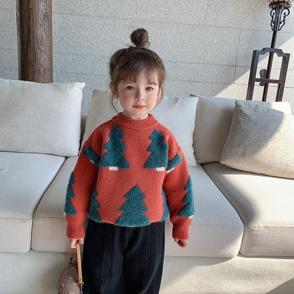 pullover children christmas tree sweaters 2021 winter korean style toddlers kids thicken warm knitted pullovers sweaters1, Blue
pullover children christmas tree sweaters 2021 winter korean style toddlers kids thicken warm knitted pullovers sweaters1, Blue