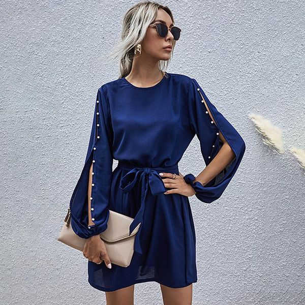 2020 zanzea vestido de festa winter full dress amazon selling european and american women's new long sleeve round neck belt, Black;gray
2020 zanzea vestido de festa winter full dress amazon selling european and american women's new long sleeve round neck belt, Black;gray