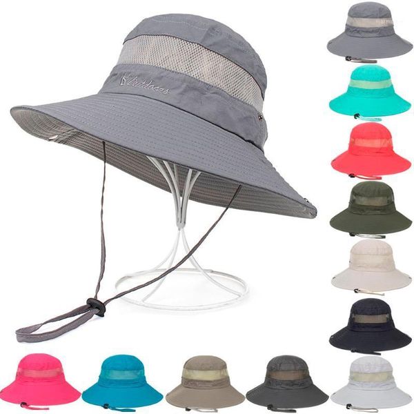 Sun Hats For Women Summer Wide Brim Uv Mesh Hat Outdoor Drying Hunting Fishing Hiking Hat Cap Women Female #YJ1, Blue;gray
Sun Hats For Women Summer Wide Brim Uv Mesh Hat Outdoor Drying Hunting Fishing Hiking Hat Cap Women Female #YJ1, Blue;gray