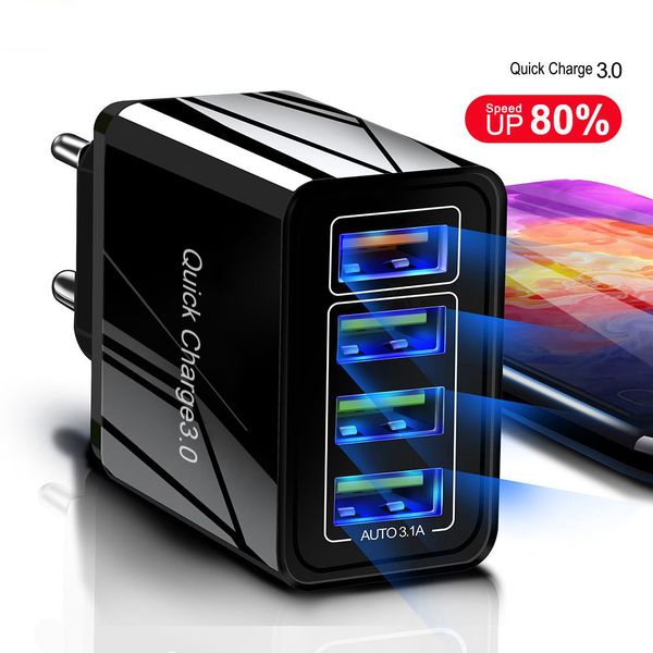 4 usb ports qc3.0 quick charging fast wall charger us eu uk plug adapter for iphone samsung huawei xiaomi
4 usb ports qc3.0 quick charging fast wall charger us eu uk plug adapter for iphone samsung huawei xiaomi