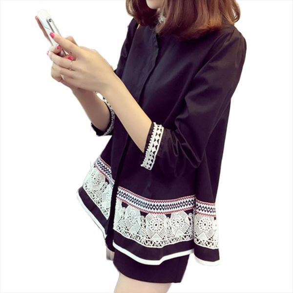 2020 autumn vintage chemise femme ethnic women blouses fashion 3 4 sleeve tunic shirt women lace embroidery large size l 3xl, White
2020 autumn vintage chemise femme ethnic women blouses fashion 3 4 sleeve tunic shirt women lace embroidery large size l 3xl, White