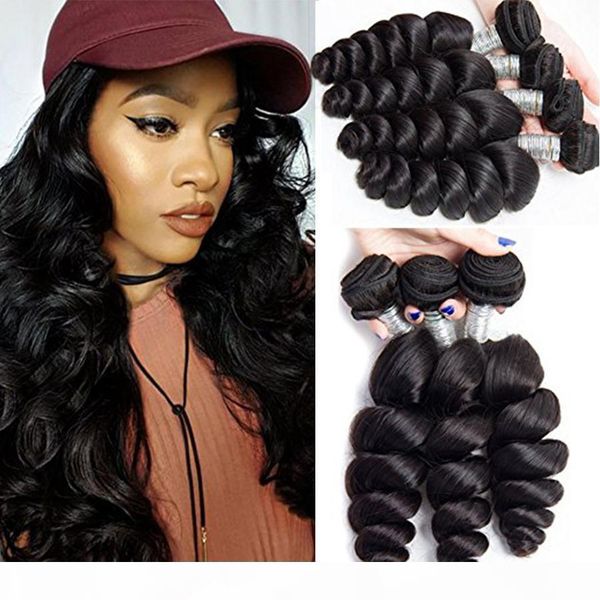 4 bundles 7a brazilian loose wave virgin hair extensions unprocessed virgin hair bundles100g pcs brazilian hair weave double weft, Black;brown 
4 bundles 7a brazilian loose wave virgin hair extensions unprocessed virgin hair bundles100g pcs brazilian hair weave double weft, Black;brown