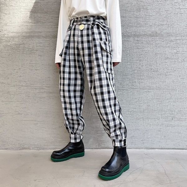 new men's casual oversize plaid 2021 fashion woman hip hop korean streetwear trousers male clothing pants jzae, Black
new men's casual oversize plaid 2021 fashion woman hip hop korean streetwear trousers male clothing pants jzae, Black