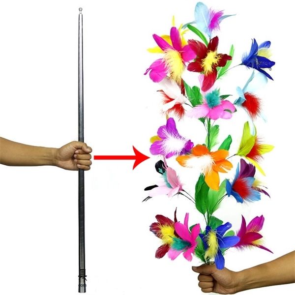 vanishing disappearing cane to flower silver cane close up stage magic tricks for professional magician magic props funny gadget 1020
vanishing disappearing cane to flower silver cane close up stage magic tricks for professional magician magic props funny gadget 1020