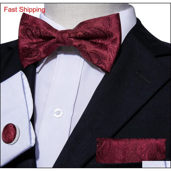 fast shipping bow tie red floral designer set with handkerchief cufflinks for mens luxury fashion wedding busin qylanb bdehome, Black;gray
fast shipping bow tie red floral designer set with handkerchief cufflinks for mens luxury fashion wedding busin qylanb bdehome, Black;gray