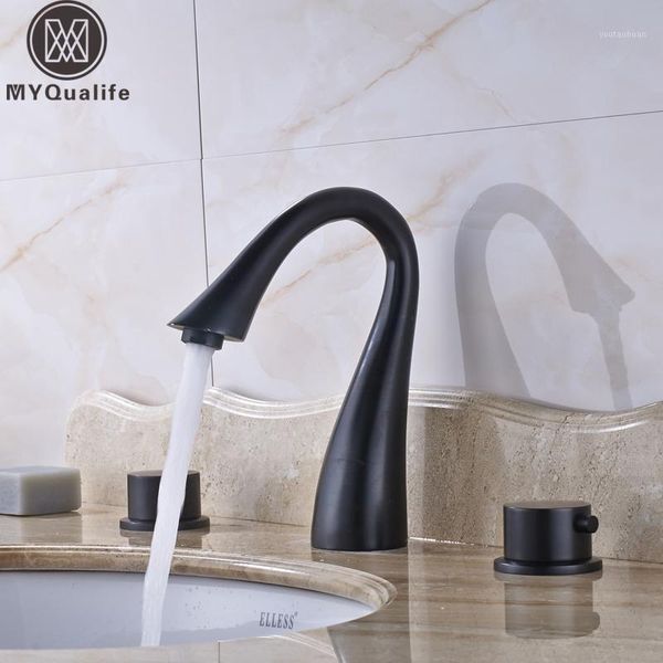 blackened bronze bathroom lavatory sink faucet widespread dual handle tub washing mixers deck mounted 3 holes1
blackened bronze bathroom lavatory sink faucet widespread dual handle tub washing mixers deck mounted 3 holes1
