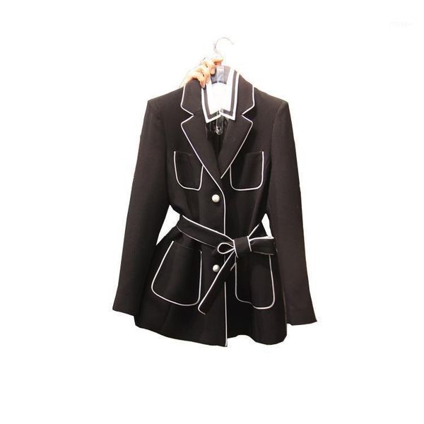 blazer coat womens 2020 pearl button korean woman casual blazer autumn suit collar sashes muti pocket jacket1, White;black
blazer coat womens 2020 pearl button korean woman casual blazer autumn suit collar sashes muti pocket jacket1, White;black