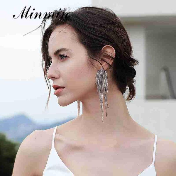 dangle & chandelier minmin rosegold sparkling rhinestone long tassel wedding drop earrings luxury large bridal party jewelry meh1647, Silver
dangle & chandelier minmin rosegold sparkling rhinestone long tassel wedding drop earrings luxury large bridal party jewelry meh1647, Silver