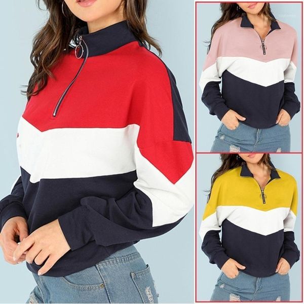 zogaa women hoodie multicolor casual zip half placket color block stand collar long sleeve 2021 campus sweatshirts for women1, Black
zogaa women hoodie multicolor casual zip half placket color block stand collar long sleeve 2021 campus sweatshirts for women1, Black
