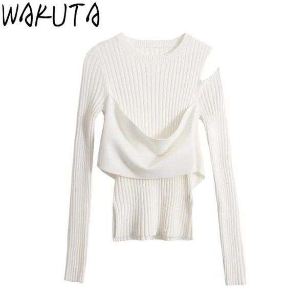 wakuta elegant knitting sweater women off the shoulder side split pullover high street o-neck knitwear solid 2020 autumn, White;black
wakuta elegant knitting sweater women off the shoulder side split pullover high street o-neck knitwear solid 2020 autumn, White;black