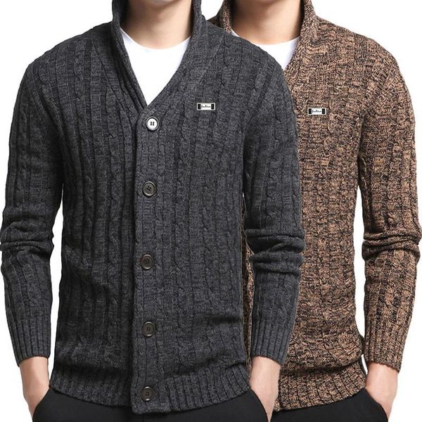 autumn winter cotton v-neck cardigan sweaters men's business casual slim long-sleeved thick sweater jacket men's clothing xr806, White;black
autumn winter cotton v-neck cardigan sweaters men's business casual slim long-sleeved thick sweater jacket men's clothing xr806, White;black