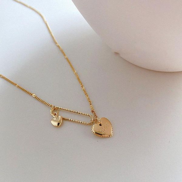 kpop golden simple fashion love heart multi-layer clavicle chain necklace for woman girls trendy jewelry christmas gifts, Silver
kpop golden simple fashion love heart multi-layer clavicle chain necklace for woman girls trendy jewelry christmas gifts, Silver