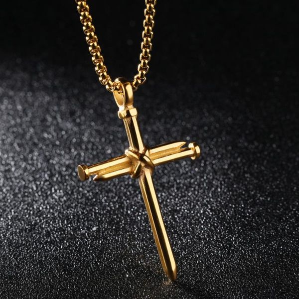fashion new classic cross men chain necklace stainless steel neck chain choker pendant necklace for men jewelry gift bijouterie, Silver
fashion new classic cross men chain necklace stainless steel neck chain choker pendant necklace for men jewelry gift bijouterie, Silver