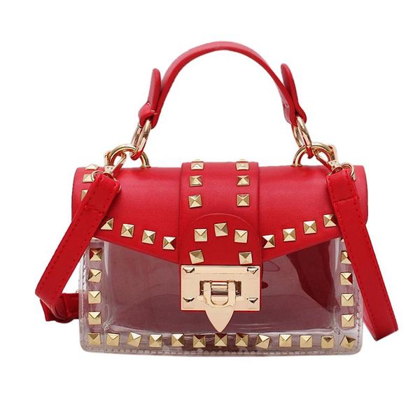 fashion women pvc handbags and purse ladies transparent crossbody bag luxury designer rivet female messenger bags
fashion women pvc handbags and purse ladies transparent crossbody bag luxury designer rivet female messenger bags