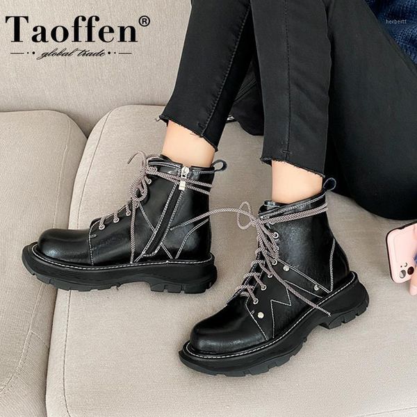 boots taoffen women snow real leather zipper plush fur warm winter shoes woman cross strap short boot lady footwear size 34-421, Black
boots taoffen women snow real leather zipper plush fur warm winter shoes woman cross strap short boot lady footwear size 34-421, Black