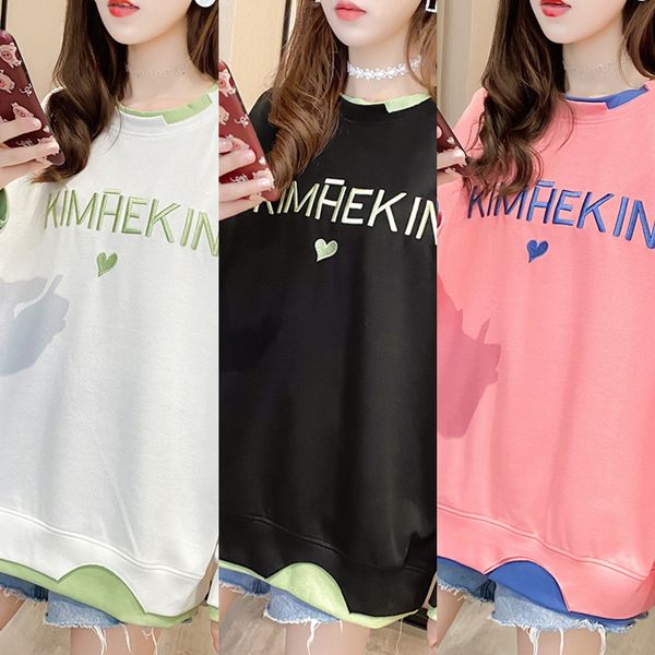 0130 26 cotton 74 polyester fiber 2020 autumn women embroidered sweatersweater sweater letter embroidery fake two pieces mugyi, Black
0130 26 cotton 74 polyester fiber 2020 autumn women embroidered sweatersweater sweater letter embroidery fake two pieces mugyi, Black