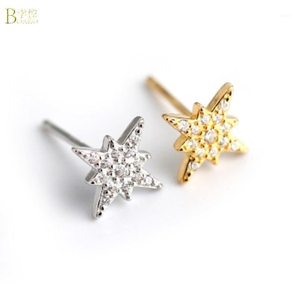 boako new style glitter star earrings with zircon earrings s925 sterling silver female accessories jewelry 20201, Golden;silver
boako new style glitter star earrings with zircon earrings s925 sterling silver female accessories jewelry 20201, Golden;silver