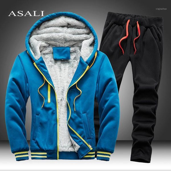 2020 fleece hooded tracksuit men 2 pieces set sweatshirt + sweatpants sportswear zipper hoodies casual sets mens clothing s-5xl1, Gray
2020 fleece hooded tracksuit men 2 pieces set sweatshirt + sweatpants sportswear zipper hoodies casual sets mens clothing s-5xl1, Gray