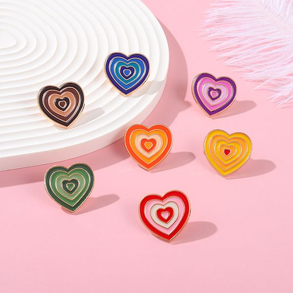 7style gradient enamel pins custom red yellow green pink heart rainbow brooch lapel badge bag fashion jewelry gift for friend, Blue
7style gradient enamel pins custom red yellow green pink heart rainbow brooch lapel badge bag fashion jewelry gift for friend, Blue