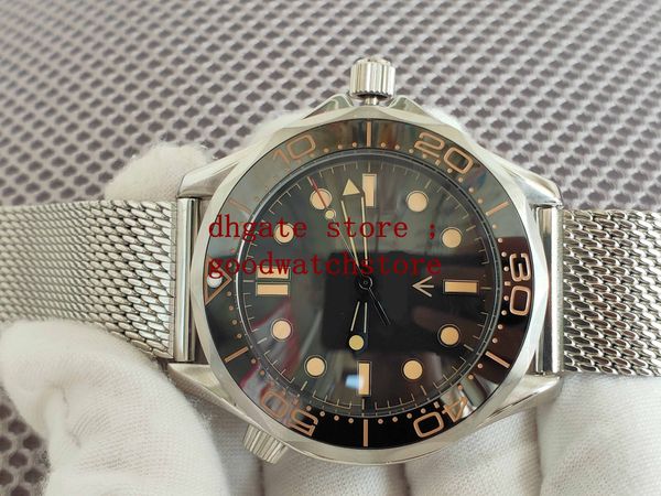 men's factory quality diver 300m 007 wristwatches mens black dial ceramic edition sea planet 600m movement mechanical planet 42mm watch, Slivery;brown
men's factory quality diver 300m 007 wristwatches mens black dial ceramic edition sea planet 600m movement mechanical planet 42mm watch, Slivery;brown