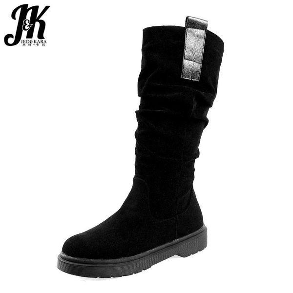 jk slouch boots женщин среднего теленок проблемные загрузки дамы круглый toe платформы обувь женский flock обувь casual flat зима 2020, Black
jk slouch boots женщин среднего теленок проблемные загрузки дамы круглый toe платформы обувь женский flock обувь casual flat зима 2020, Black