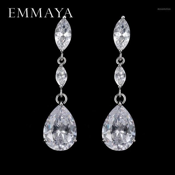 emmaya stunning grade cz wedding drop earrings luxury dangle cubic zircon bridal earring bridesmaids jewelry1, Silver
emmaya stunning grade cz wedding drop earrings luxury dangle cubic zircon bridal earring bridesmaids jewelry1, Silver