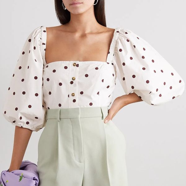 2021 new polka dot backless white blouse women autumn half sleeve collar button shirt casual vintage shirts fkys
2021 new polka dot backless white blouse women autumn half sleeve collar button shirt casual vintage shirts fkys