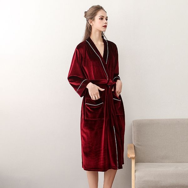 2021 new plus size women autumn spring plush nightgown style solid female sleepwear v neck with sashes pockets nightdress as92, Black;red
2021 new plus size women autumn spring plush nightgown style solid female sleepwear v neck with sashes pockets nightdress as92, Black;red