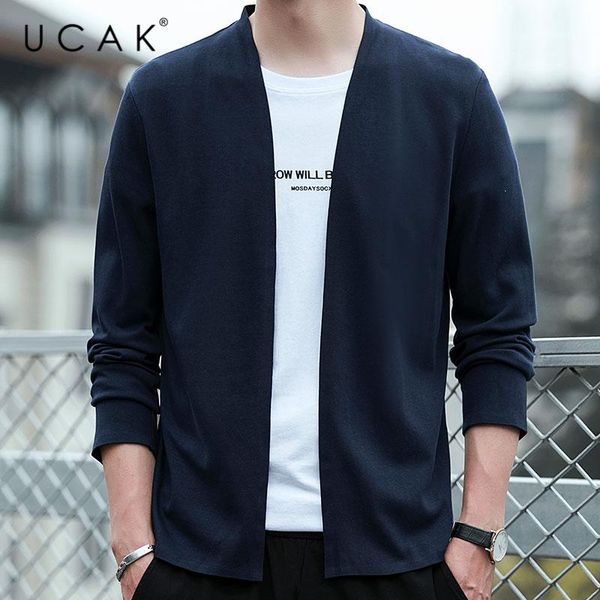 ucak brand cardigans sweaters mens clothes 2020 autumn new casual classic bussiness cardigan male pull homme u1020, White;black
ucak brand cardigans sweaters mens clothes 2020 autumn new casual classic bussiness cardigan male pull homme u1020, White;black