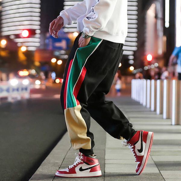 2019 men corduroy patchwork cargo pants harem joggers harajuku sweatpants fashion hip hop streetwear trousers japan style pants, Black
2019 men corduroy patchwork cargo pants harem joggers harajuku sweatpants fashion hip hop streetwear trousers japan style pants, Black