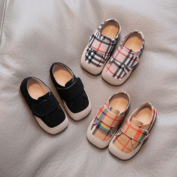 canvas casual boys autumn new children's lattice surface stitching and girls baby single shoes sneakers, Black;red
canvas casual boys autumn new children's lattice surface stitching and girls baby single shoes sneakers, Black;red