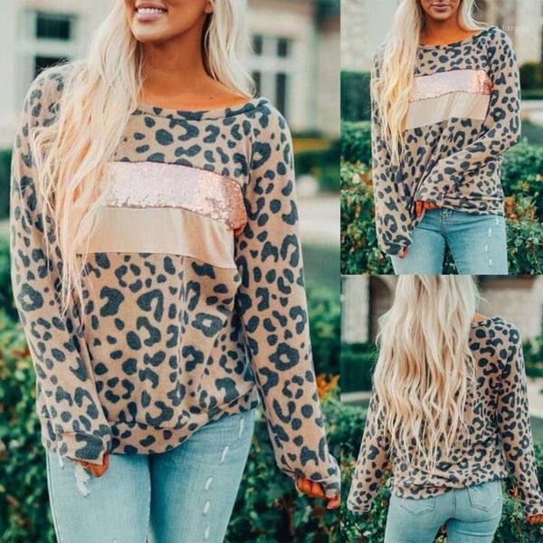 vintage plus size fashion blouse women long sleeve sequins splicing leopard o neck casual blusa feminina ropa mujer1, White
vintage plus size fashion blouse women long sleeve sequins splicing leopard o neck casual blusa feminina ropa mujer1, White