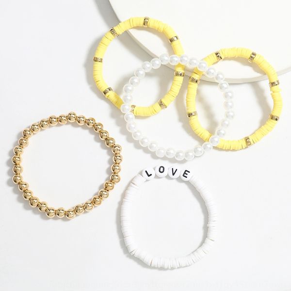 net red bracelet pearl ins colorful soft pottery disc ccb imitation pearl hip-hop bracelet set for women's five piece set zfg9w, Golden;silver
net red bracelet pearl ins colorful soft pottery disc ccb imitation pearl hip-hop bracelet set for women's five piece set zfg9w, Golden;silver