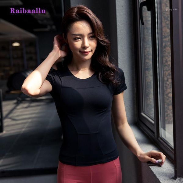 gym clothing raibaallu women t shirts quick drying slim fit for sports fitness short sleeve yoga tights fashion summer1, White;black
gym clothing raibaallu women t shirts quick drying slim fit for sports fitness short sleeve yoga tights fashion summer1, White;black
