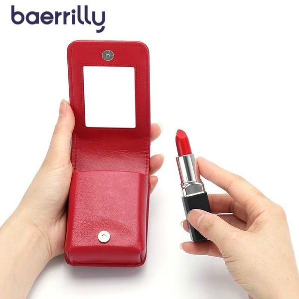 fashion women lipstick pocket genuine leather mini bag rivet make up organizer with mirror makeup pouch cosmetiquera coin purse
fashion women lipstick pocket genuine leather mini bag rivet make up organizer with mirror makeup pouch cosmetiquera coin purse