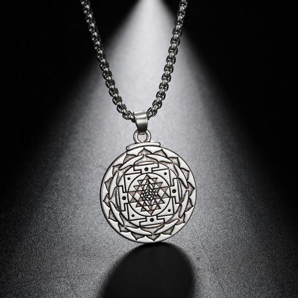 fishhook sri yantra goddness vintage round pendant rope chain religious puzzle piece necklaces women&men fashion jewelry, Silver
fishhook sri yantra goddness vintage round pendant rope chain religious puzzle piece necklaces women&men fashion jewelry, Silver