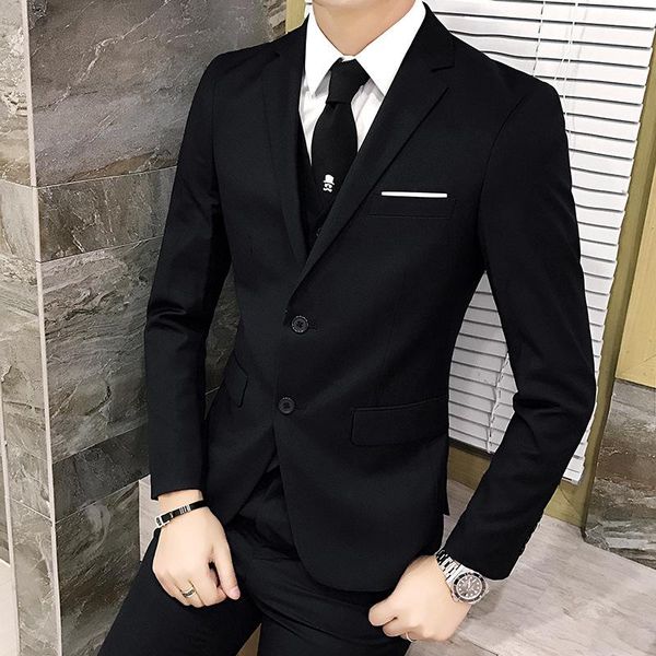 men's suits & blazers mens luxury wedding party solid man dress suit 2021 business classic blazer jacket 3 pieces (jacket+vest+pants) s, White;black
men's suits & blazers mens luxury wedding party solid man dress suit 2021 business classic blazer jacket 3 pieces (jacket+vest+pants) s, White;black