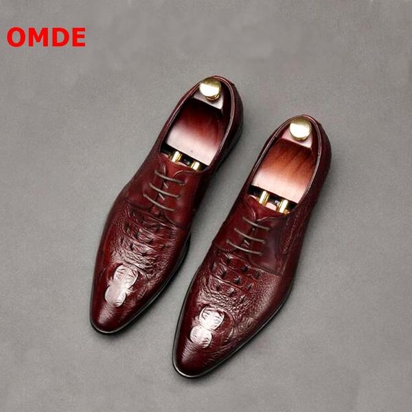 omde new arrival crocodile pattern genuine leather oxford shoes for men pointed toe lace-up formal shoes fashion dress, Black
omde new arrival crocodile pattern genuine leather oxford shoes for men pointed toe lace-up formal shoes fashion dress, Black