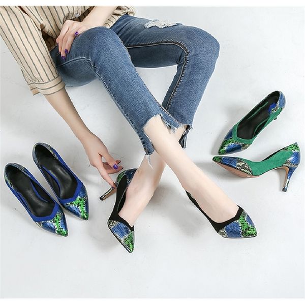 genuine leather women shoes high heels luxury woman pumps pointed toe wedding shoes heels spring autumn dress shoes plus size 44 t200525, Black
genuine leather women shoes high heels luxury woman pumps pointed toe wedding shoes heels spring autumn dress shoes plus size 44 t200525, Black